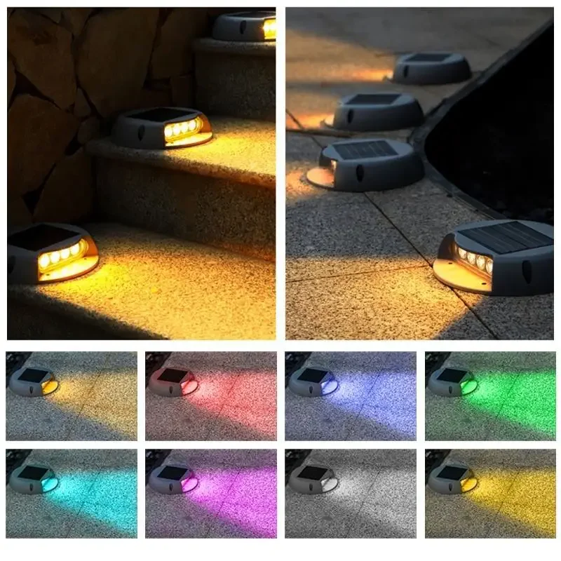 

New Engineering Step Lights Plank Road Light Waterproof Square Park Courtyard Aisle Landscape Solar Outdoor Light Walkway Lights