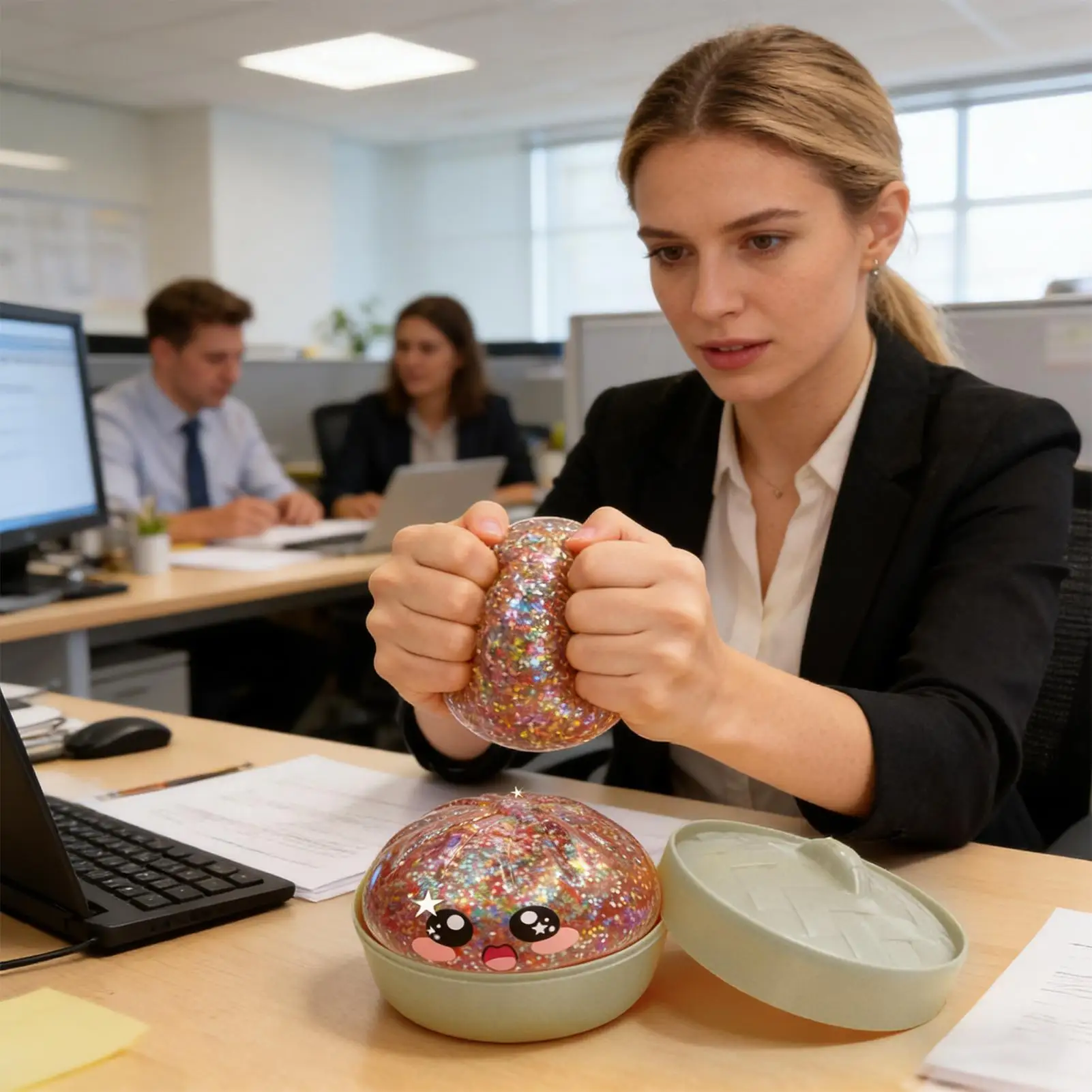 

Игрушки-антистресс в виде пельменей с блестками, дизайн еды, сжимаемые фиджеты, милые игрушки-булочки для снятия стресса для детей, взрослых, студентов, работников, для дома