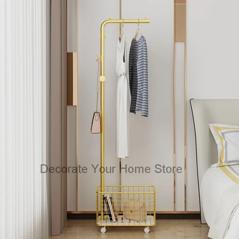 

Stand Coat Rack Clothes Hangers Modern Hallway Nordic Bags Design Coat Rack Decorative Golden Ripiano Home Furniture YYY30XP