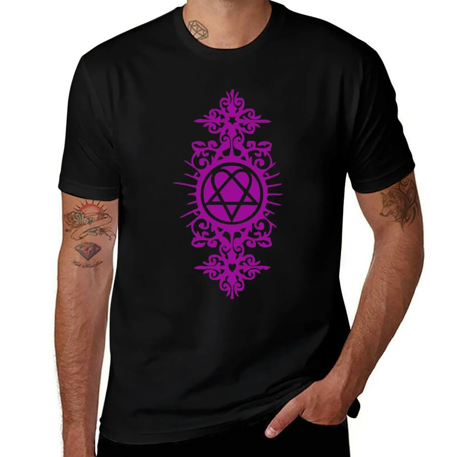 

Margera Heartagram T-Shirt summer tops custom t shirt customs design your own cute tops t shirt men