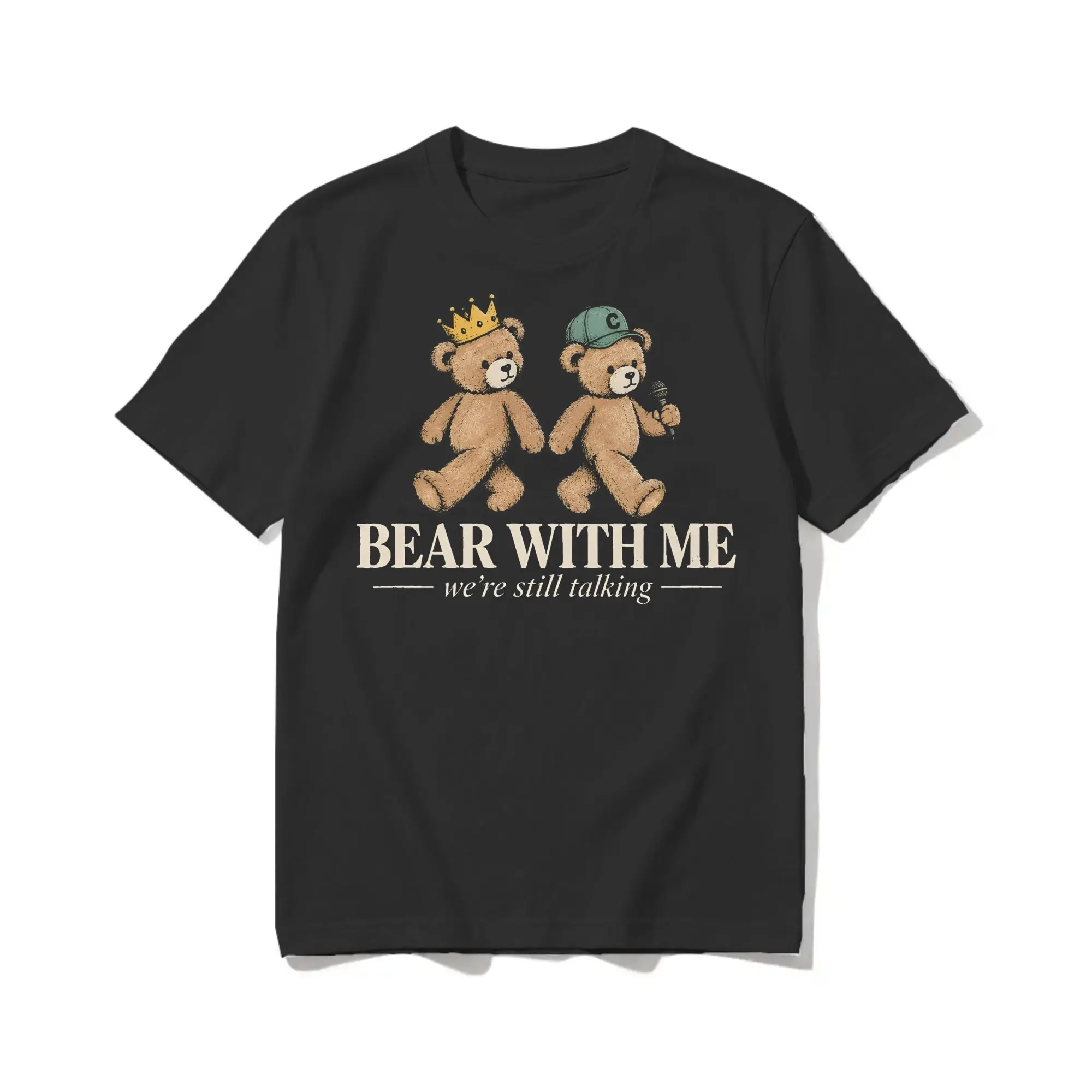 Bncmap Bear Brooke & Connor for Men Women T Shirts  Casual Tees Short Sleeve Round Collar T-Shirt Pure Cotton Birthday Gift Tops