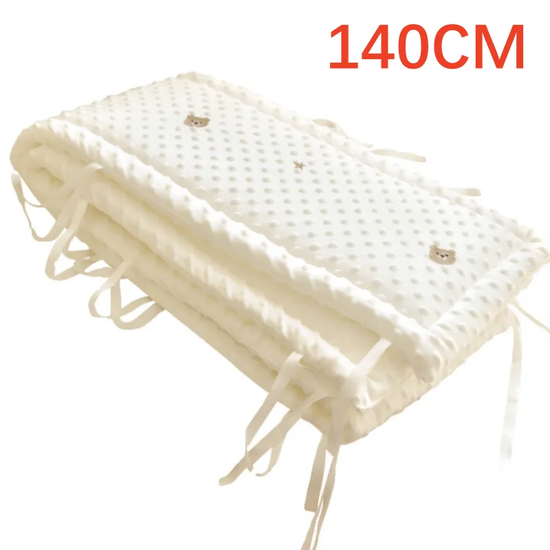Babybedbumper in de wieg Dikke zachte kinderbedbescherming Afneembare wiegbeschermer Kinderkamerdecoratie Laat aangepast formaat toe