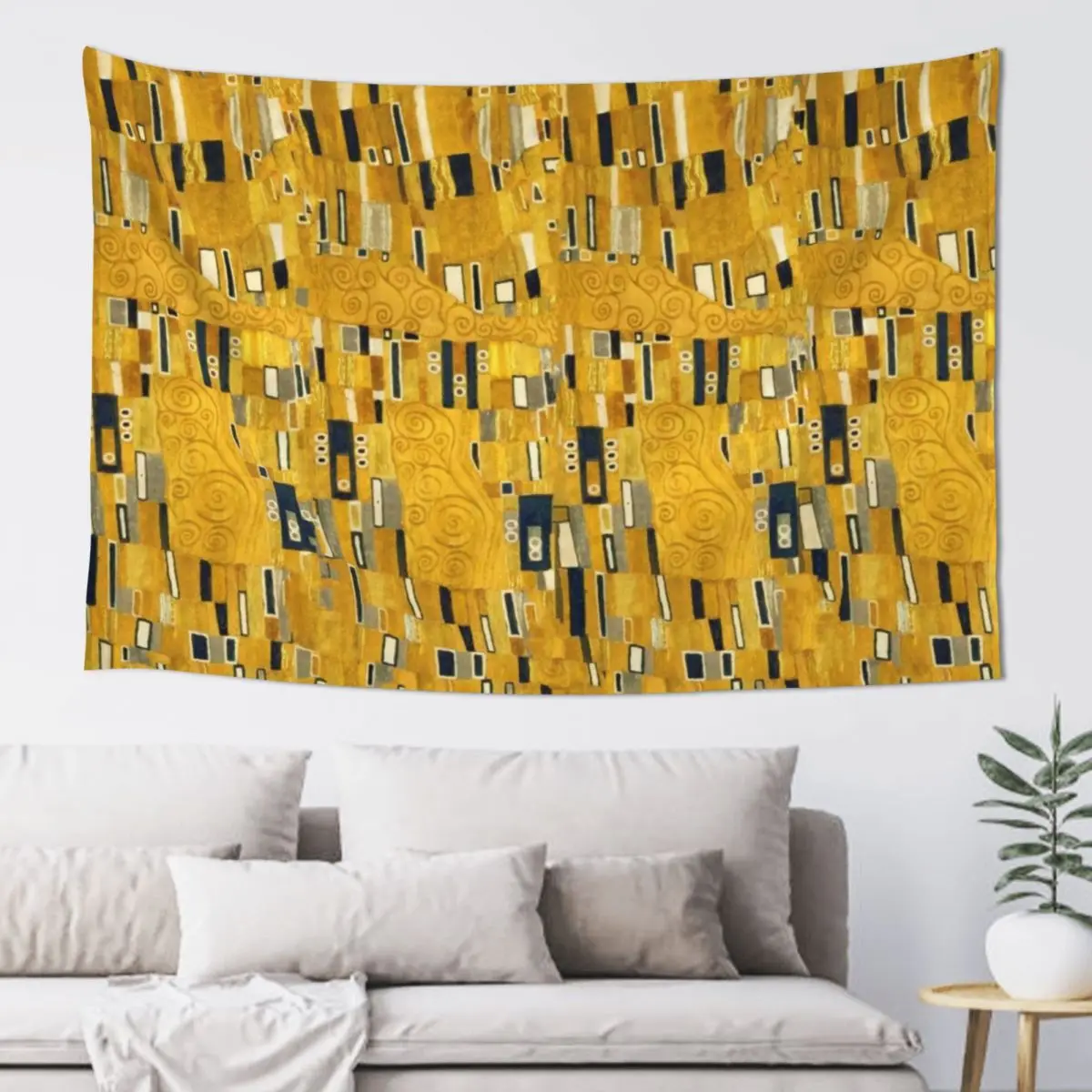 

Gustav Klimt The Kiss - pattern Tapestry Decorative Wall Wall Art Tapestry