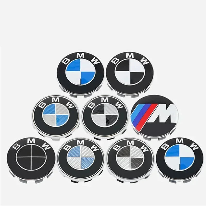 4Pc 56mm 68mm BMW Emblem For BMW Wheel Hub Caps For BMW 3 Series 5 Series E60 E90 F10 F30 E46 E39 X5 E53 E70 E38 Z4