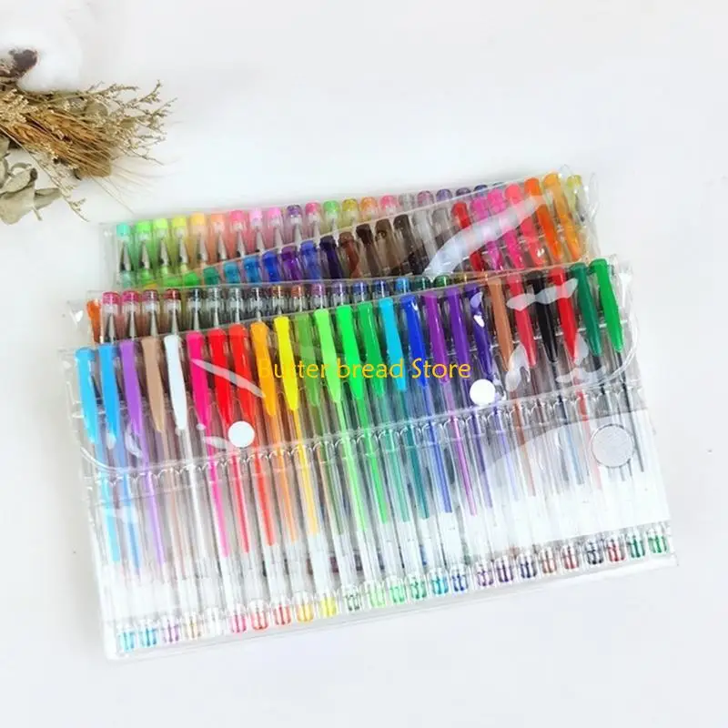 w89cジェルペンぬりえの100色セット色のゲルペン0.5mmのファインポイント