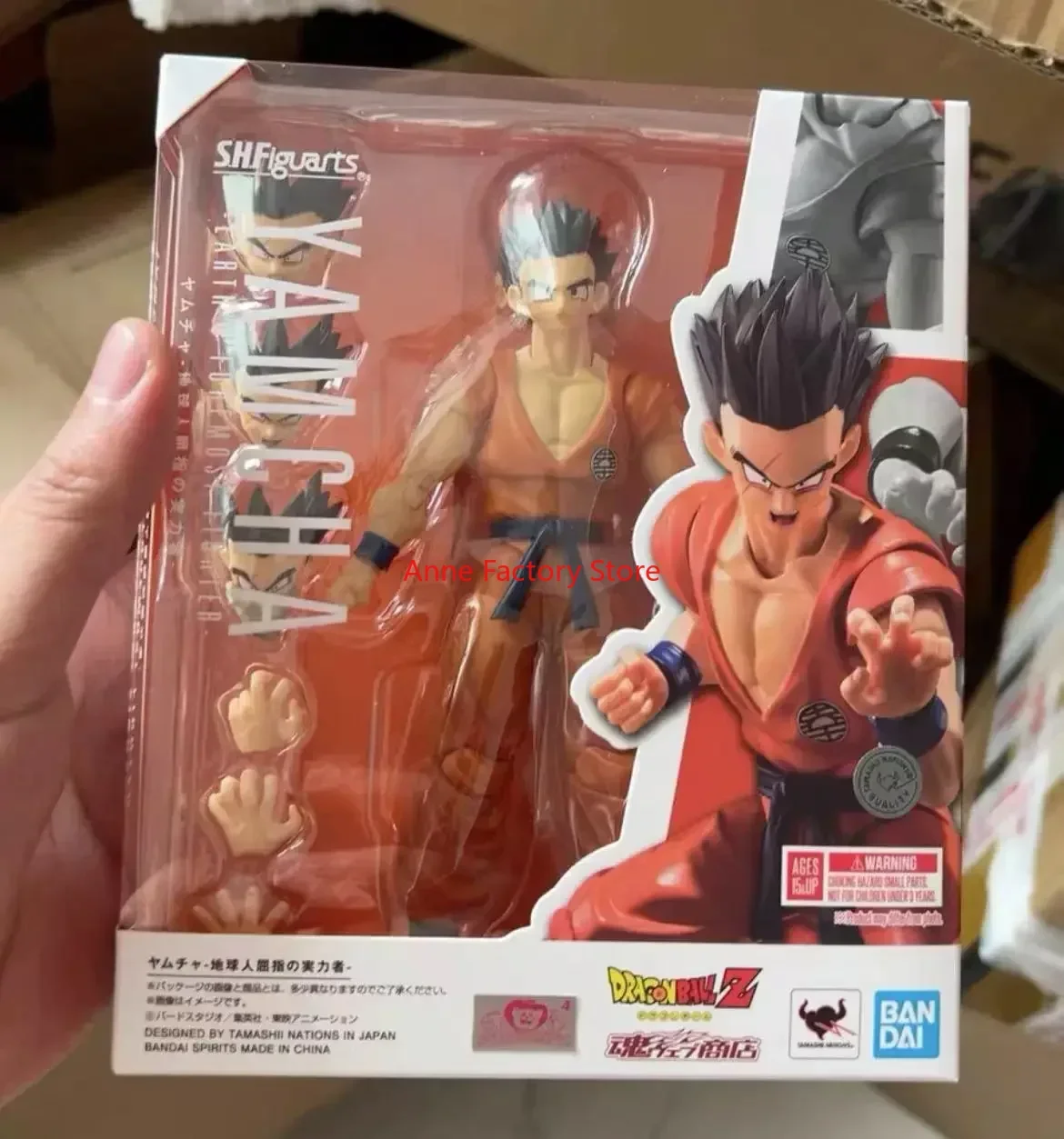 

In Stock Original Bandai S.H.Figuarts Dragon Ball SHF Yamcha Earth's Foremost Fighter Action Figures Toys Model Gift SH Figuarts