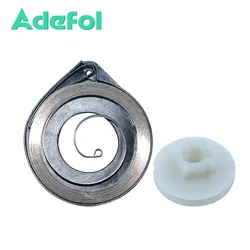 Starter Pulley Recoil Spring Kit Fit HUSQVARNA 51 55 Chainsaw Replacement Parts 505303735, 501763101