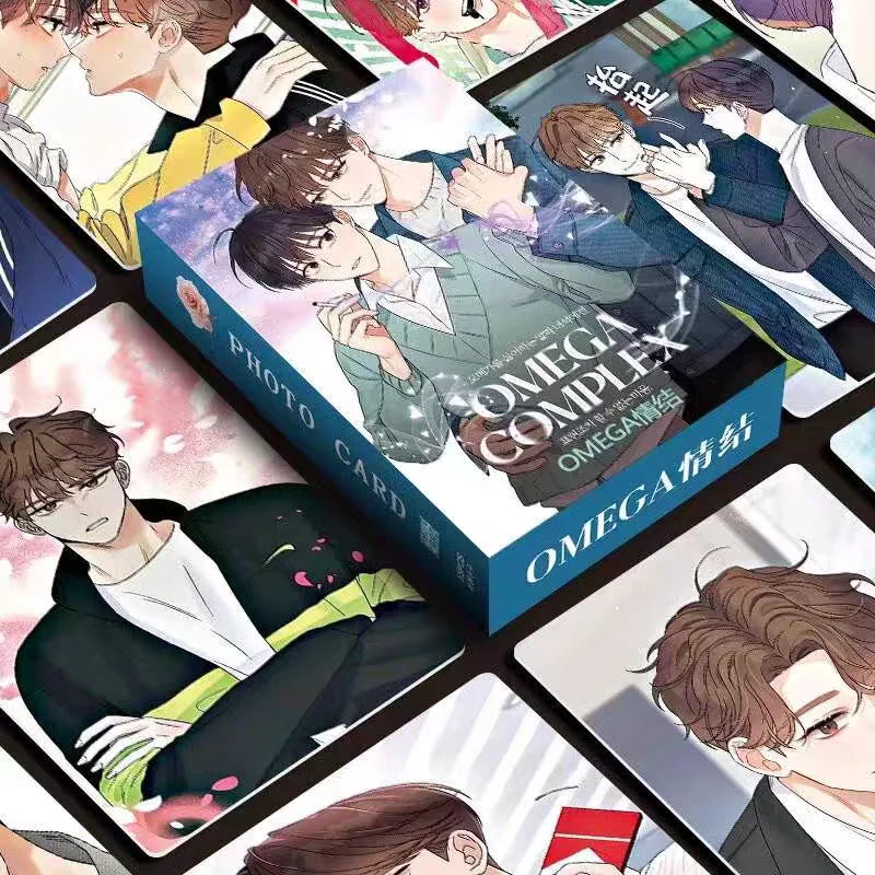55 Pcs/Set Korean Manhwa Omega Complex Laser Lomo Card Taegyeom Yoonwoo Figure Collection Cards HD Photocard