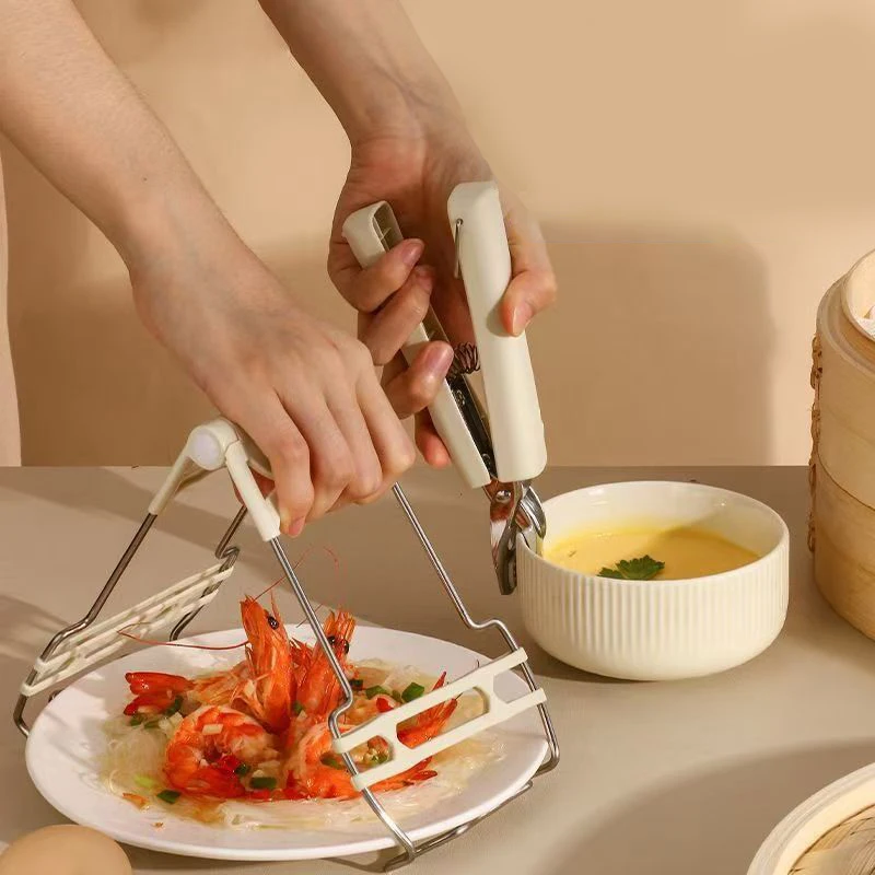 

Зажимы для чаш Зажимы и плоскогубцы для подъема мисок для горячей еды Кухонные вещи Кастрюли и подставка для приготовления на пару Миски и посуда Инструмент для выноса