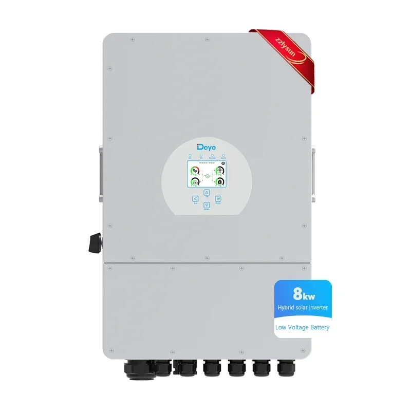 

Deye Hybrid Solar Inverter8 kw SUN-8K-SG01LP1-EU single Phase For Solar Storage System