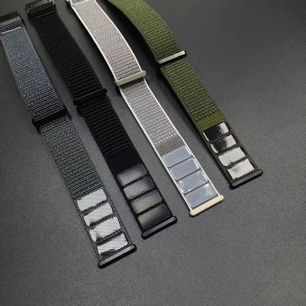 26mm 22mm QuickFit Nylon-Uhrenarmband für Garmin Fenix 8 8Pro 7 7X 6 6X 5X/Forerunner 970 965/Enduro 3/Instinct 3 2X Sportarmband – Detail 5