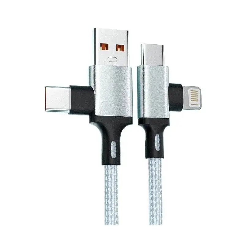 

Universal USB Type-C Charging Cord With Multi Connectors Data Cables Fully Compatible With Huawei Type-c Four-in-one PD Fast