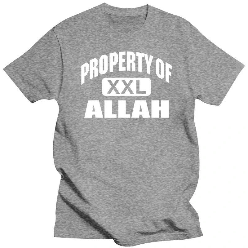 T Shirt Hip Hop Printed Cotton Man T Shirt Printed Property Allah S-5XL Ramadan Kareem Mubarak Mosque manga T-Shirt heavyweight