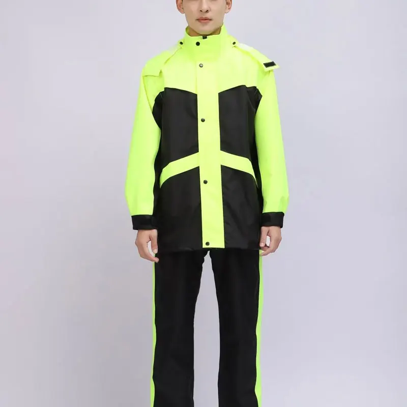 

Motorcycle Raincoat Suit Rainstorm Prevention Jacket Pants Camping Hiking Fishing Raincoat Moto Raincoat Motorcyclist Rider Rain