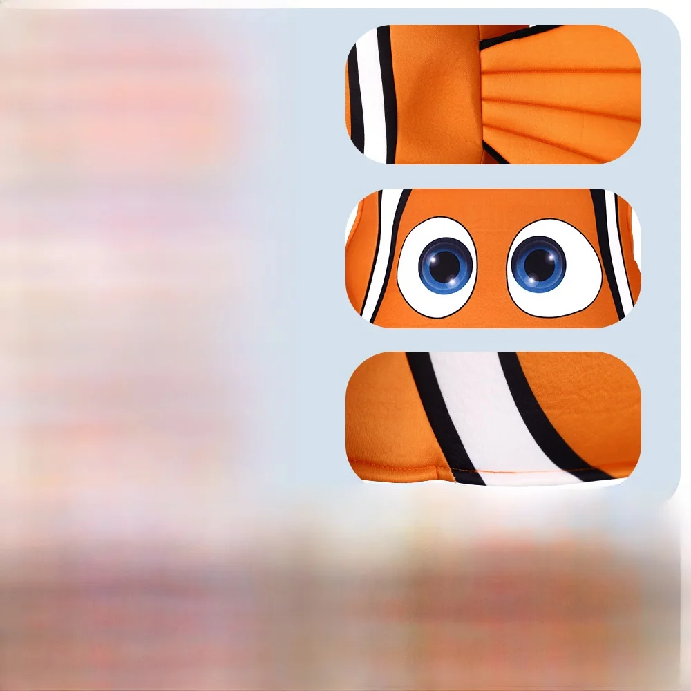 

Немо Клоунфи Косплей Костюм Хэллоуин Ролевой Плайн Морское Источение Костюм Для Батьев и Детей Полиэфирное Волокно Одежда Для Сценического Представления