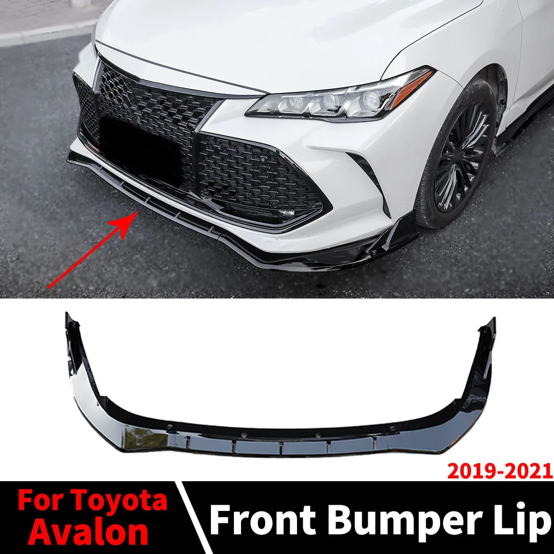 

Front Bumper Lip Cover Chin Air Deflector Dam Splitter Protector Tuning For Toyota Avalon 2019-2021 Diffuser Modification Parts