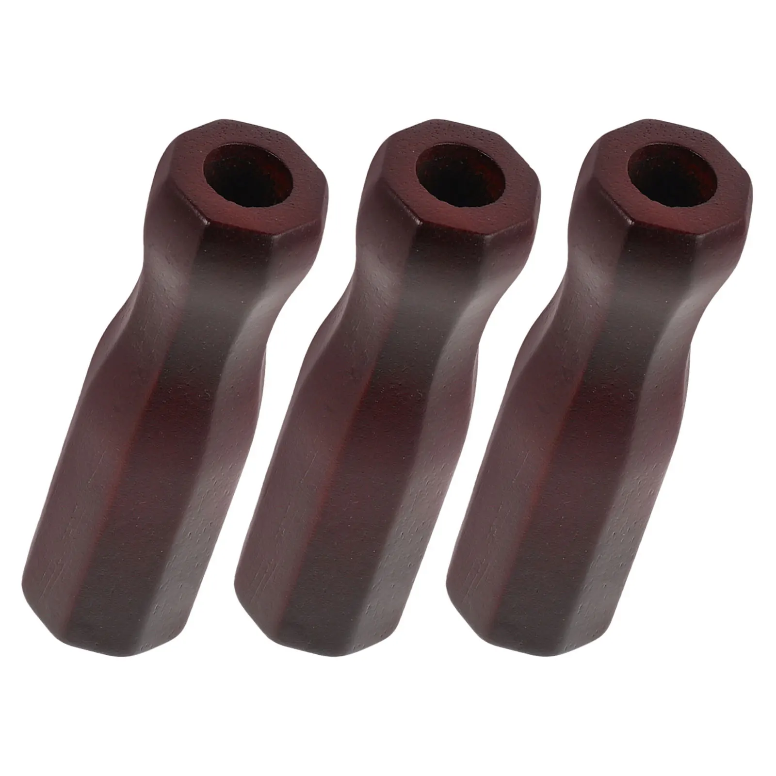 

3Pcs Wooden Foosball Handle Grip Table Soccer Replacement Handles Octagonal Design for Enhanced Control 4.91 Inch Table Football