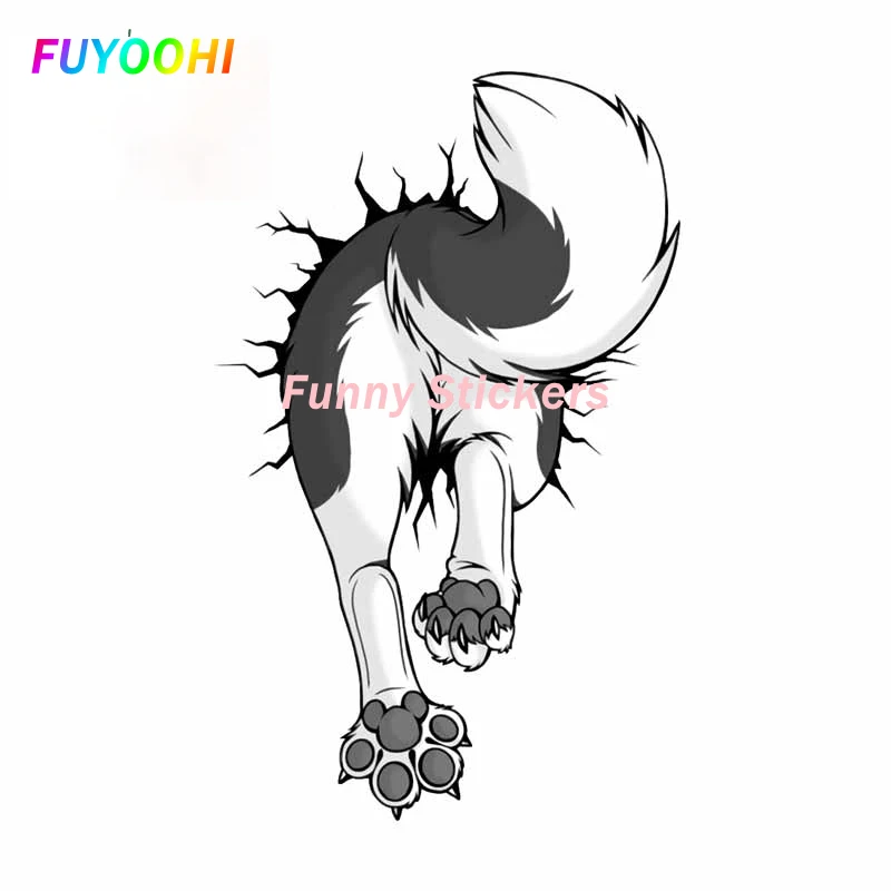 FUYOOHI Exterior/Protection Funny Stickers Annoyed Car Stickers Fashionable Scratch-Proof Decals Laptop Bumper Decor Car Styling