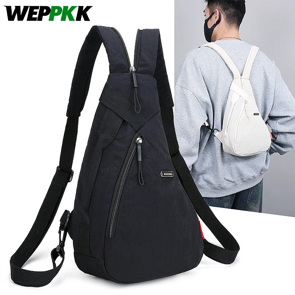 1PCS Crossbody Sling Bag Backpack for Men & Women, Convertible Shoulder Bag Waterproof Chest Bag for Daypack Travel Hiking