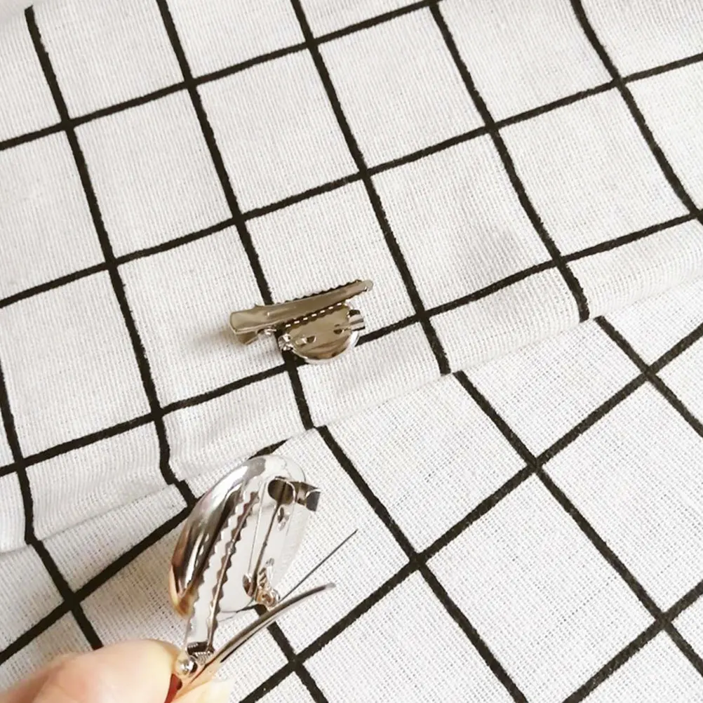 

100pcs Clip Brooch .5Cm Blank Disc For Diy Jewelry Making Brooch Bezel Blanks Findings Handmade Women'S Fashion