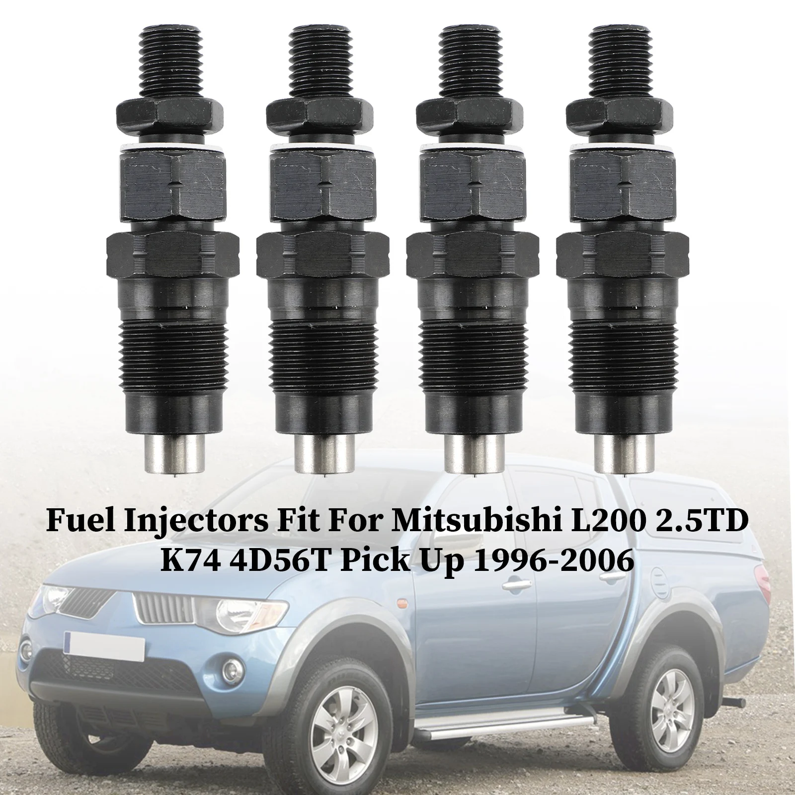 Artudatech 4PCS Fuel Injectors MD196607 Fit Mitsubishi L200 L400 Pick Up Diesel 105148-1311