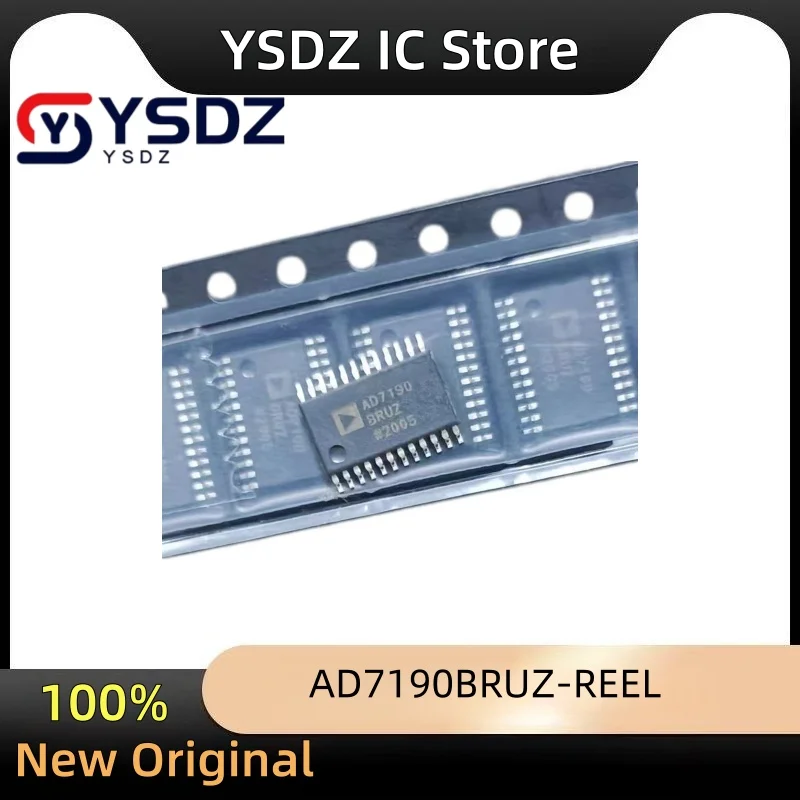 New Original 1-5PCS AD7190BRUZ-REEL AD7190BRUZ AD7190 TSSOP24 Converter Chipset