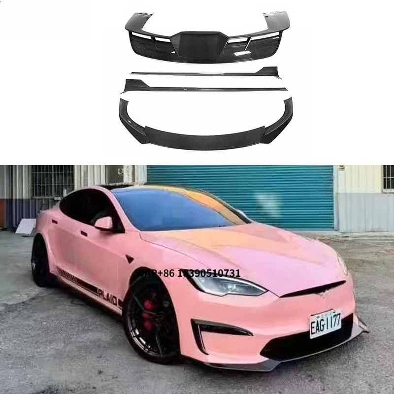 

Комплекты обвесов для Model S: Высококачественные, быстрая доставка, сухой карбон — передний сплиттер, боковые пороги, задний сплиттер