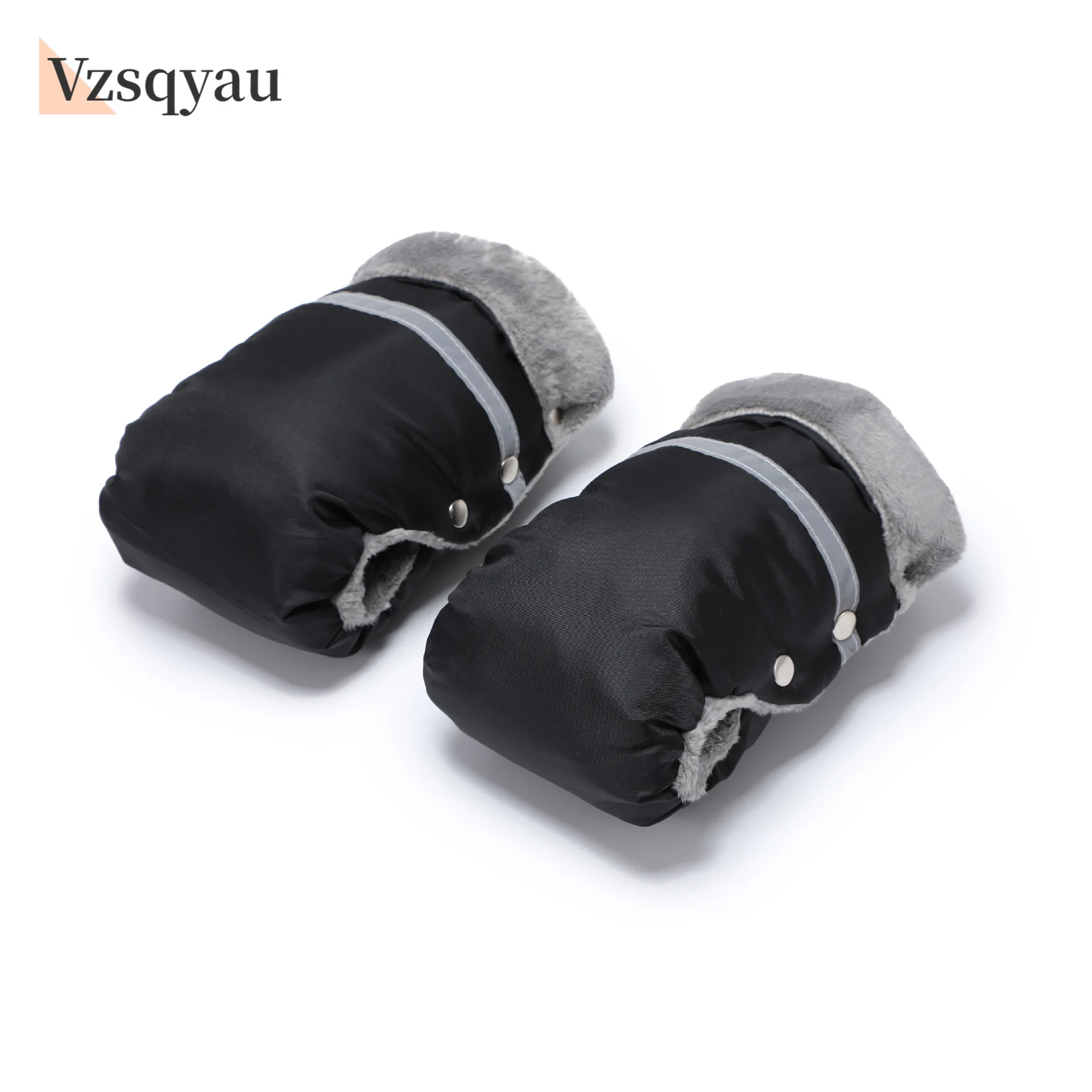 Baby Stroller Hand Muff Winter Stroller Mittens Thick Warm Hand Gloves Water-resistant Hand Warmer Universal Stroller Accessorie