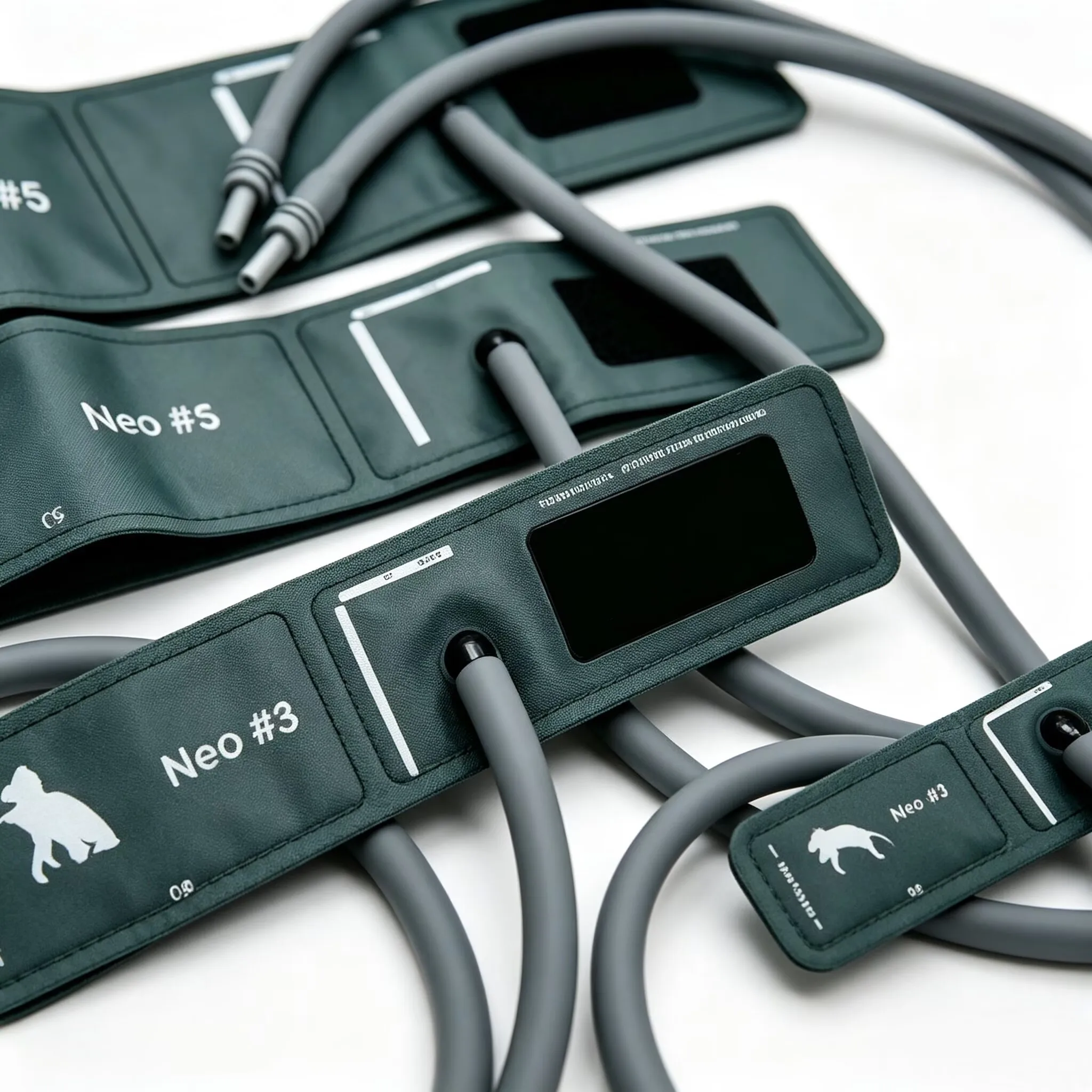Reusable pet blood pressure cuff compatible with Kangtai and the old Omron blood pressure monitor animal blood pressure strap