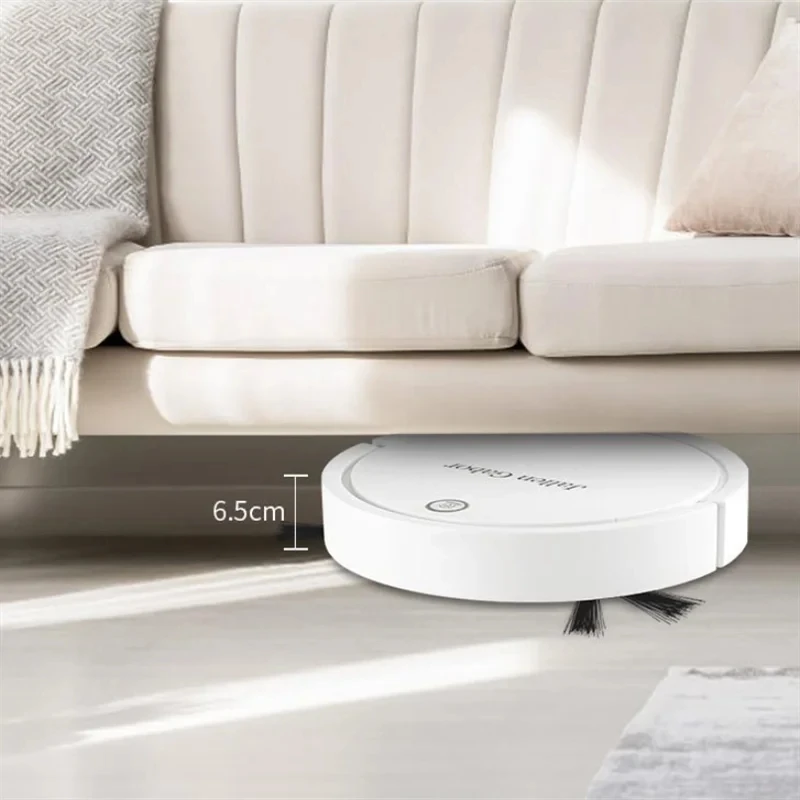 เครื่องดูดฝุ่นหุ่นยนต์อัตโนมัติแบบ3-in-1, สมาร์ทโฮมถูพื้นไร้สายอัจฉริยะกวาดเปียกและแห้ง