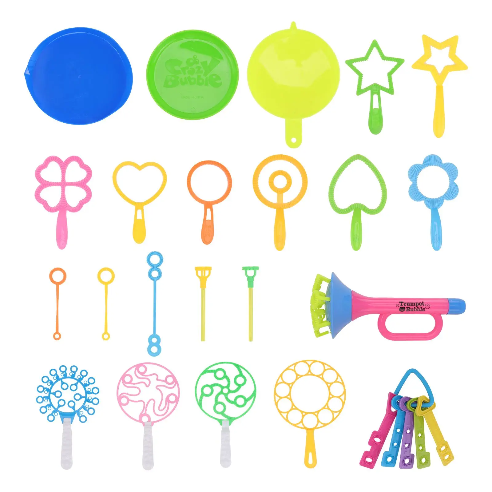 

29PCS Bubble Stick Set Kids Toy Accessories Safe Material Beach Summer Fun Family Party Outdoor Activities