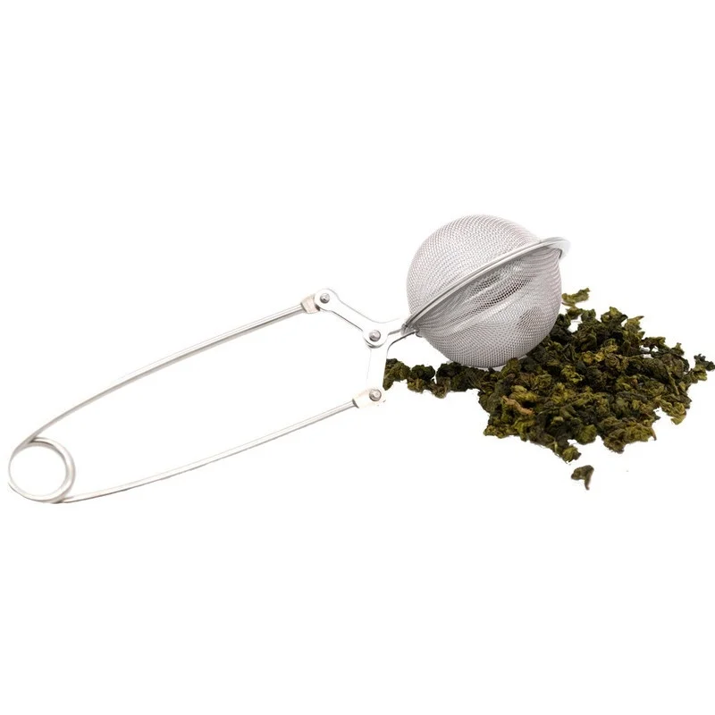 Tea Infuser In Mesh Tea Ball Infuser Tea Strainer Filter with Handle Stainless Steel Tea Mesh Ball Filter