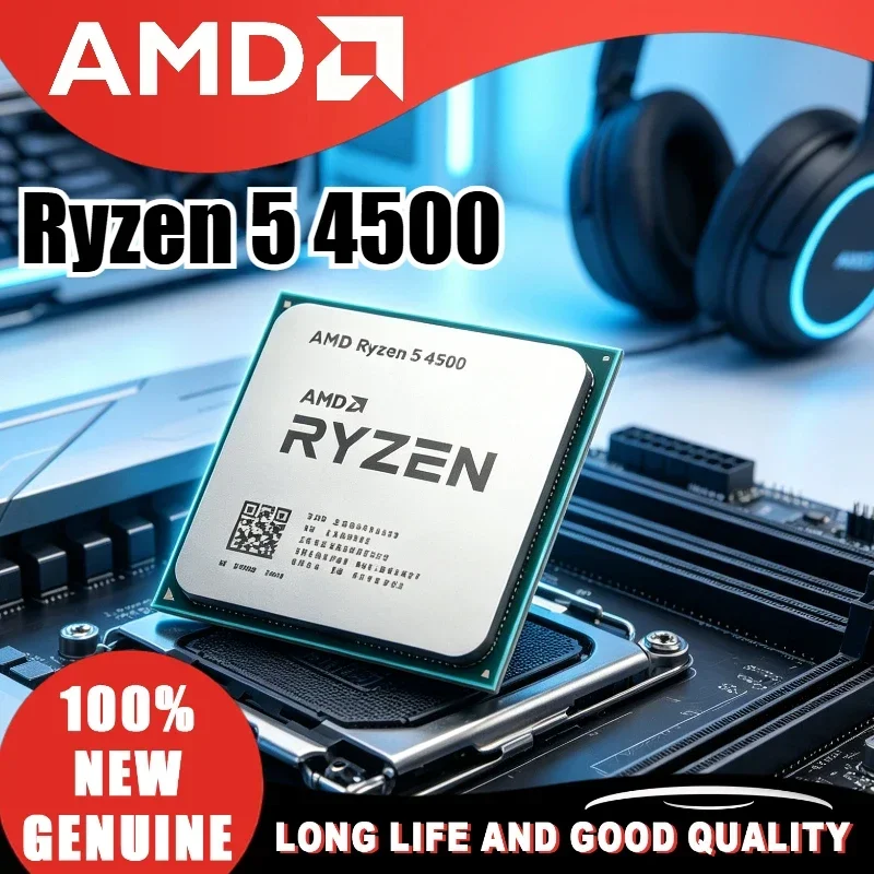 AMD Ryzen 5 4500 6 Cores 12 Threads 4.1GHz Max Boost 100% Brand New  OEM Desktop CPU Socket AM4 PCIe 3.0 no fan in stock  New