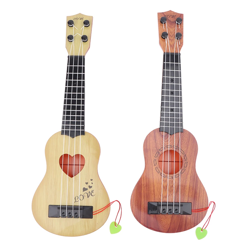 Mainan gitar anak, simulasi mainan musik Yukrili dapat digunakan untuk bermain instrumen dasar dengan bantalan 1 buah 35/38cm