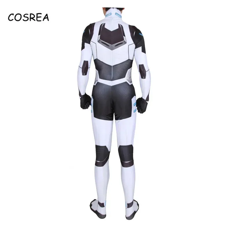 

qq 123Voltron Cosplay Defender of The Universe Onesie Adult Full Body Spandex Suit Costume Halloween Costumes for Men Zentai Bod