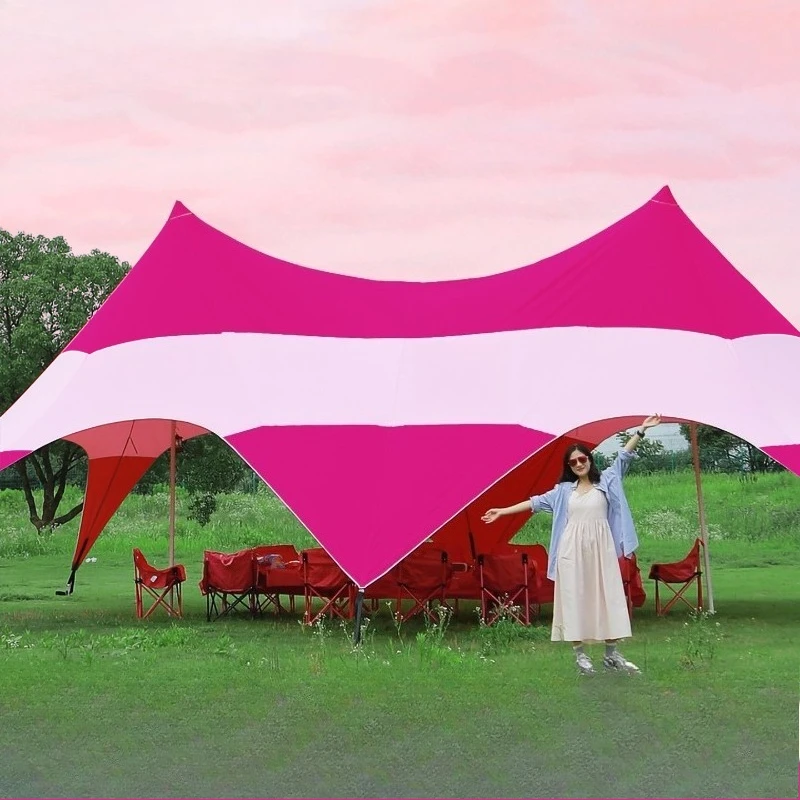 

Canopy, suitable for camping in Sanfeng Genting outdoor camp, oversized curtain awning