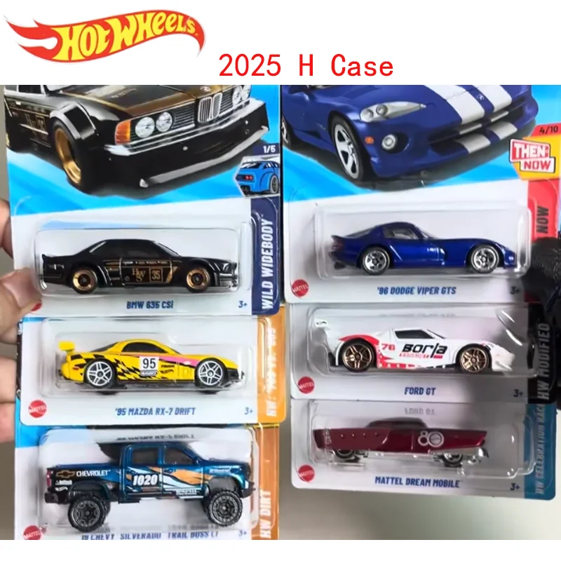 Mattel Hot Wheels 1/64 Basic Cars Series 2025 H Bmw 625 Csi Dodge Viper Mustang Case Collectible Car Toys Diecast Vehicle