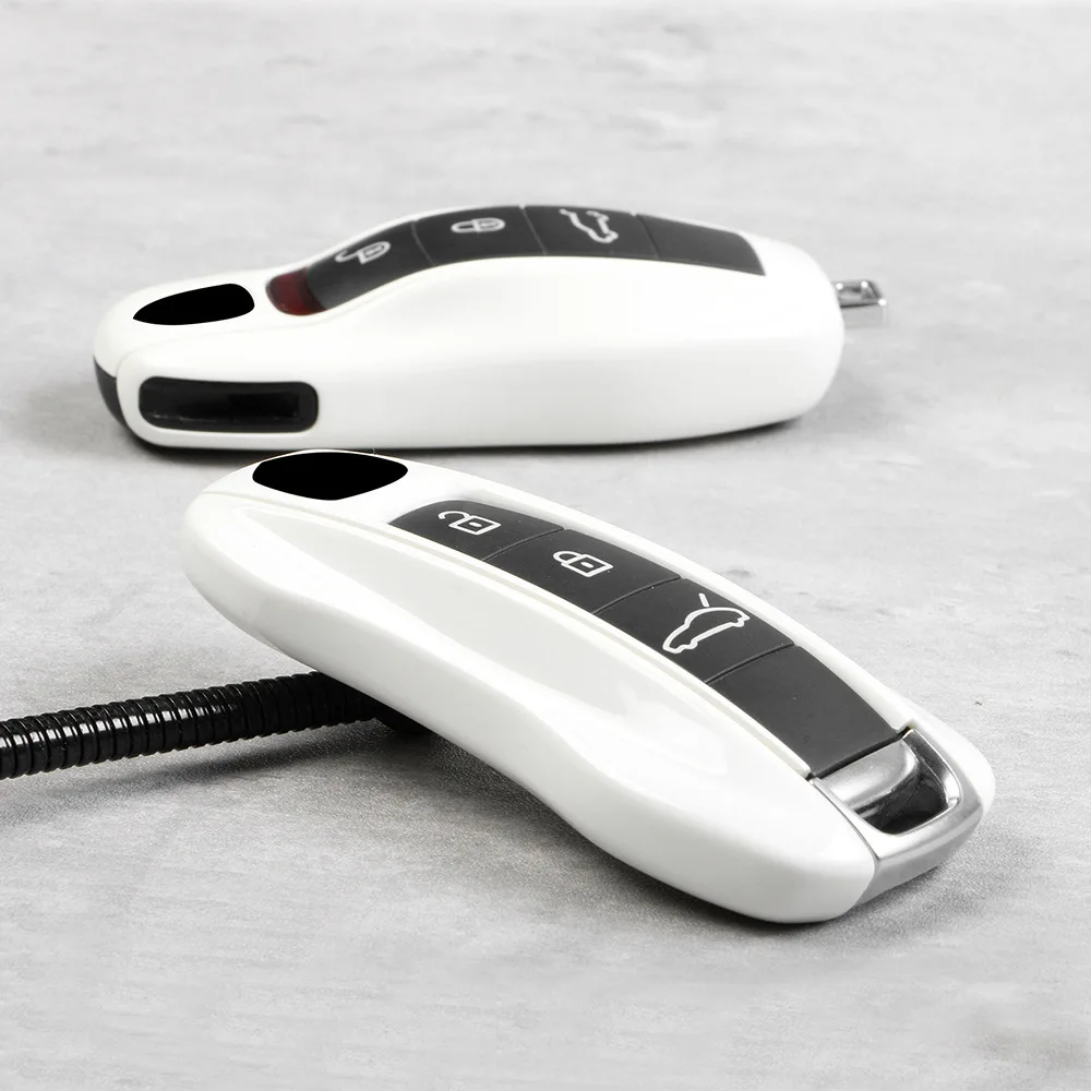 Adecuado para Porsche Racetrack Keycase blanco Maca Yan Panamera 718 Keycase 911 Taycan