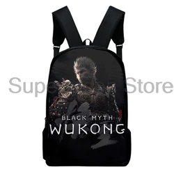 Black Myth Wukong Backpack 2024 Hot Game Casual Daypack Women Men Rucksack Funny Packsack Travel Bag