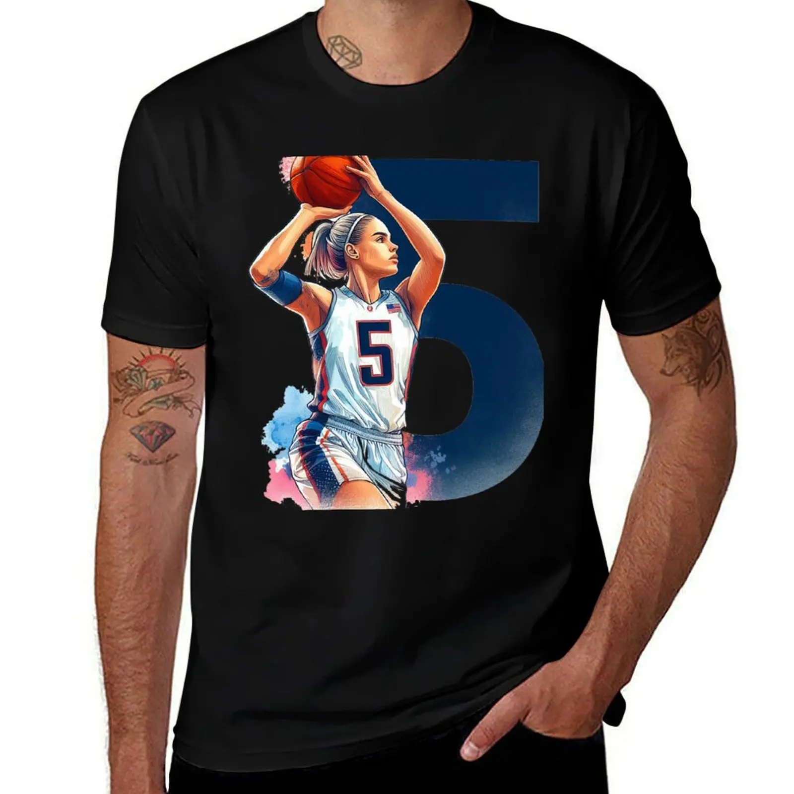 

Paige-Bueckers T-Shirt topping Short sleeve tee heavyweights t shirts men