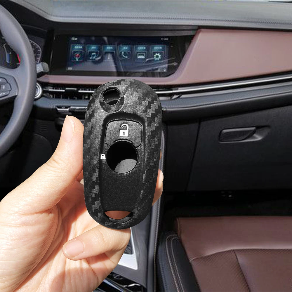 For Opel Astra K Vauxhall Corsa E 2 Button Remote Control Cover Key Car Accessories Skin Silicone Key Shell Holder Keychain Case