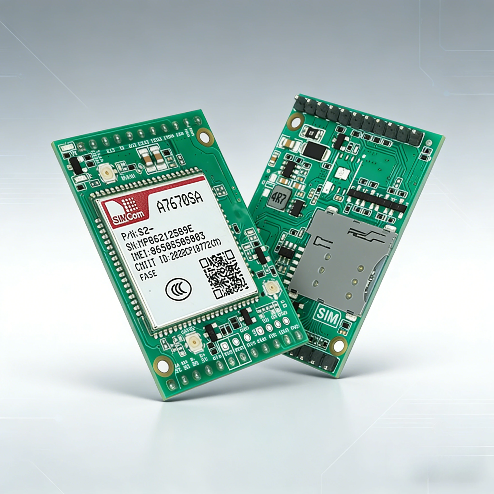 

SIMCOM A7670SA-FASE CAT1+4G+2G+BT+GNSS+Voice Core Board CC-MCore-A7670SA-FASE Support GPS With 4G FPC Antenna