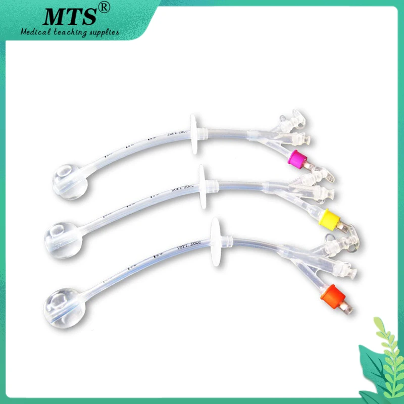 FR20 Disposable 3 way silicone gastrostomy tube /PEG feeding tube is suitable for gastrostomy patients