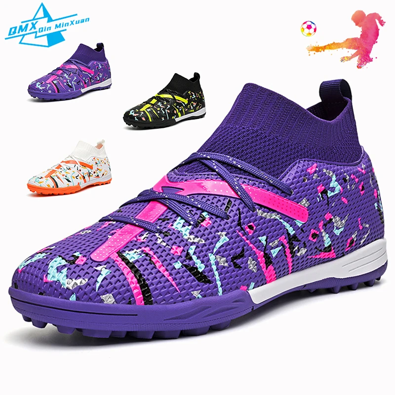 

Soccer Shoes Men 2805 Teenager Cleats Grass Adult Professional Football Boots Non-Slip Game Training FG/MG Mixed Cleats Sneakers