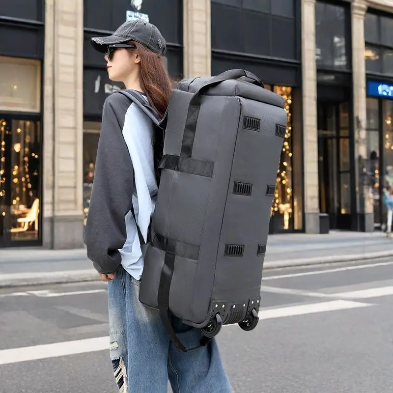 حقيبة سفر للتخييم وتسلق الجبال في الهواء الطلق، حقيبة سحب القارب