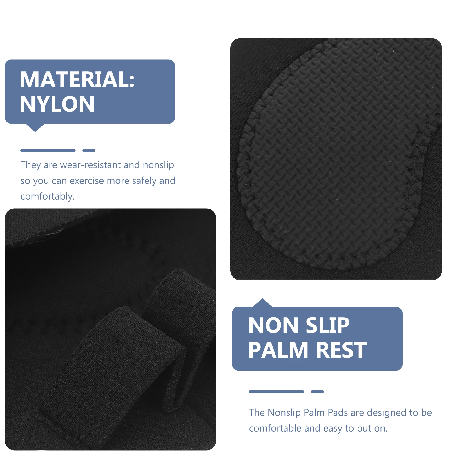 

1Pair Weightlifting Gloves with Finger Holes Non-Slip Palm Pads Training Wrist Straps for Gym Fitness Outdoor Sports Grip