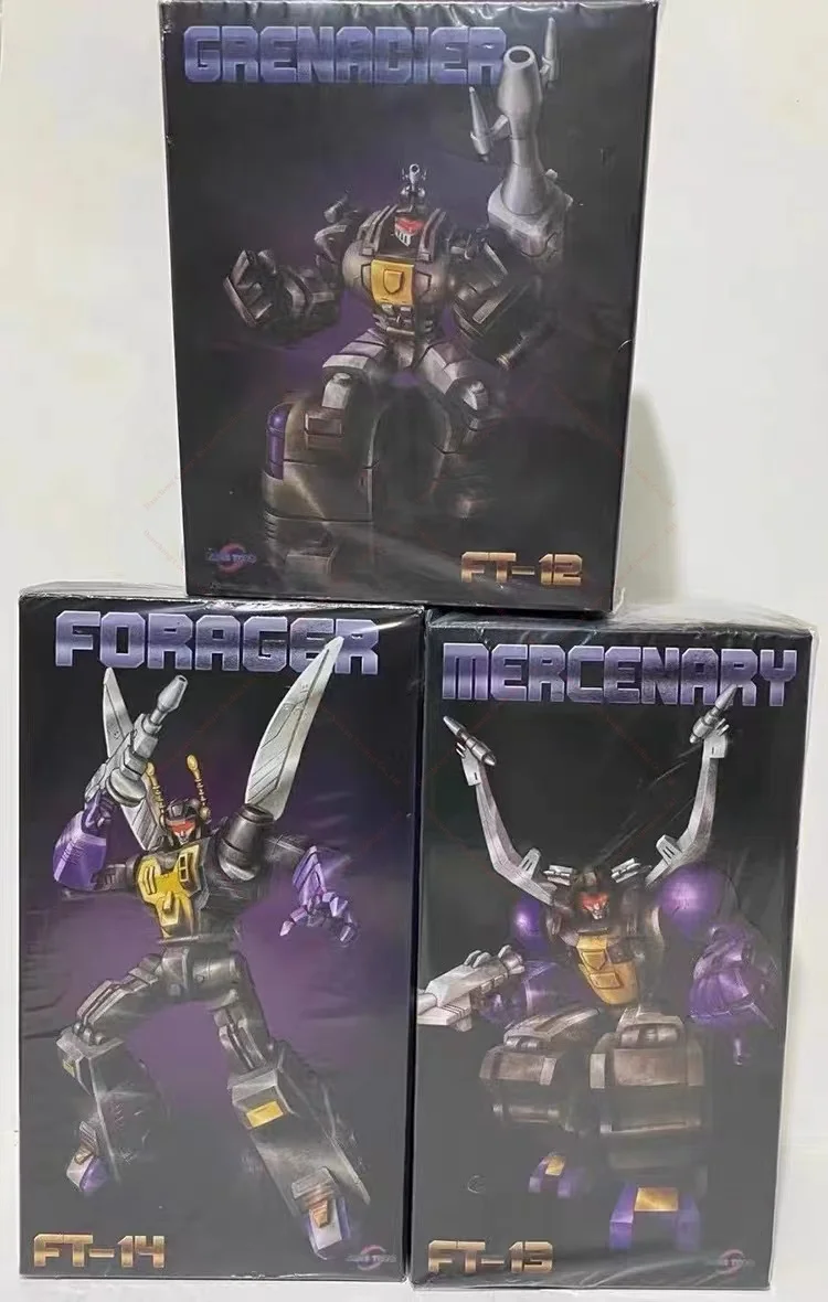 【NEW IN STOCK】Transformation FansToys FT FT-12 FT-13 FT-14 Insecticon Kickback SHRAPNEL Bombshell Mp Ratio Robot Action Figure