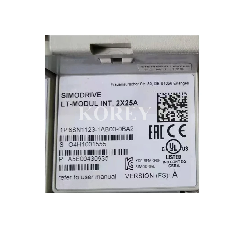 Driver 6SN1123-1AB00-0BA2 Original