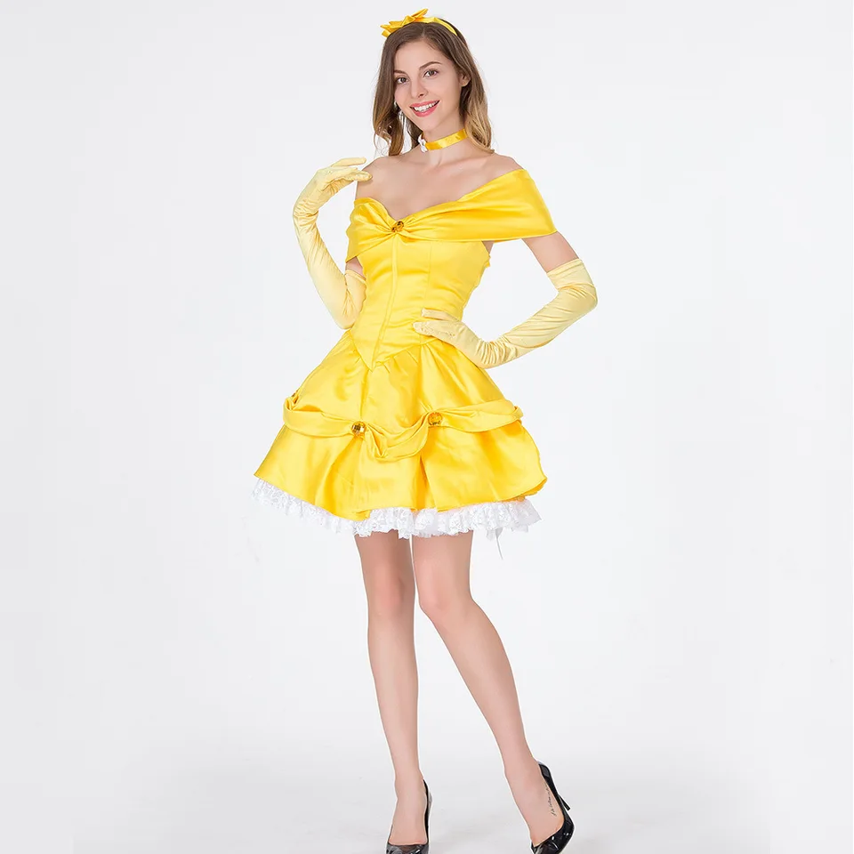 belle dress adult Beautiful Fairytale Maiden Belle High End Adult Costume – AbracadabraNYC