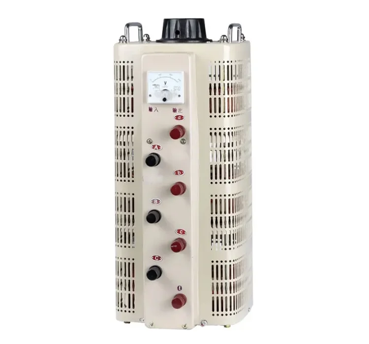 

3-Phase Voltage Regulator TSGC2 Variac Transformer 15000W 15KVA Input 380V Output 0-430V/500V Manual Regulating Volt Converter